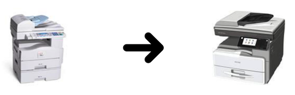 Компания Ricoh Rus объявляет о прекращении продаж монохромных МФУ формата А4 – MP 201SPF.