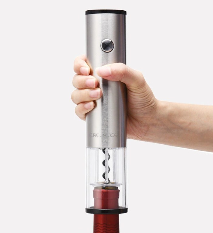 Штопор Circle Joy Round Stainless Steel Electric Wine Opener CJ-EKPQ01-описание-1.jpg