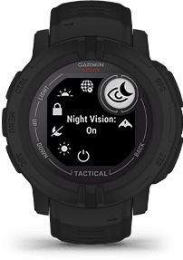 Умные часы Garmin Instinct 2 Solar Tactical коричневый: СОВМЕСТИМОСТЬ С ПРИБОРАМИ НОЧНОГО ВИДЕНИЯ
