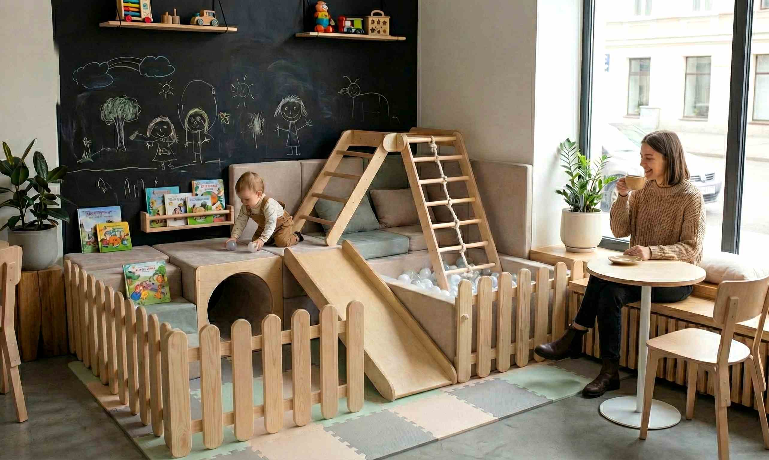 Компактная игровая зона - решение для небольших заведений