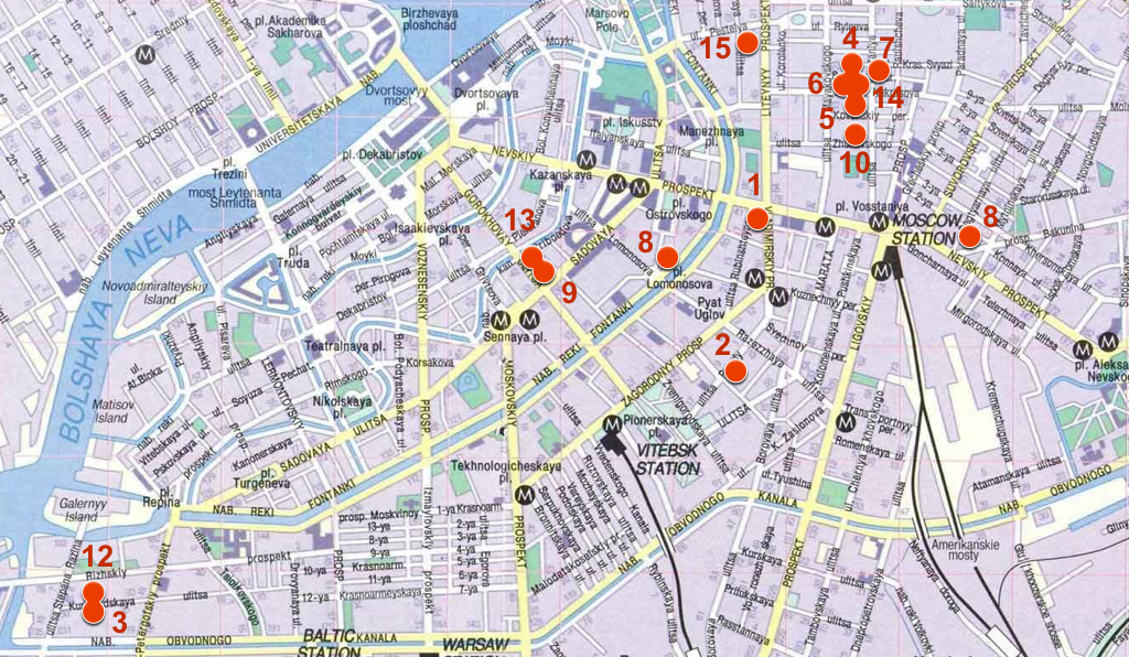 Рестораны спб адреса на карте. Карта баров Питер. Путеводитель по барам Питера.