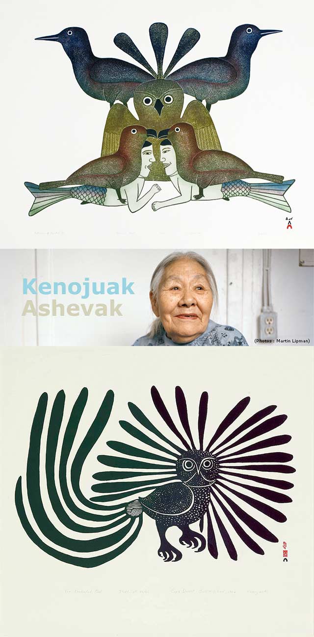 Kenoujak Ashevak и ее картины, которые вдозновили MAVA HAZE на создание коллекции украшений