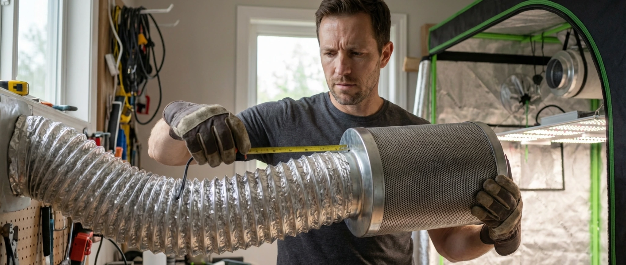 Металлический угольный фильтр Magic Air 250 м3 после замены угля