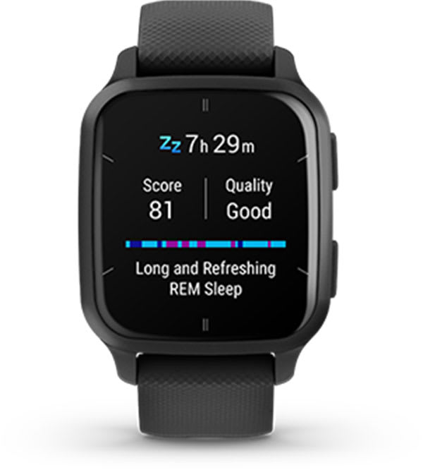 Умные часы Garmin Venu Sq 2 Music Edition цвет слоновой кости с персиково-золотым алюминиевым безелем: МОНИТОРИНГ И ОЦЕНКА СНА