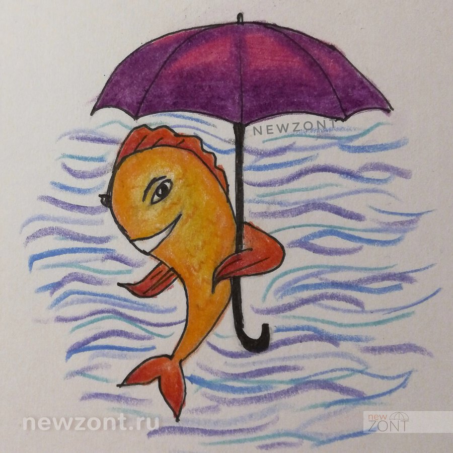 Как рыбе зонтик пословица