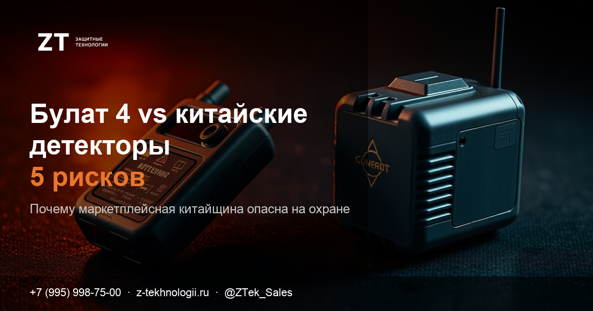 Сравнение Булат 4 и китайских детекторов