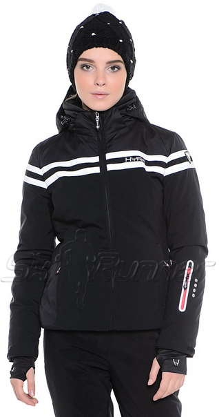 Горнолыжная куртка Hyra Black-White HLG3385 женская