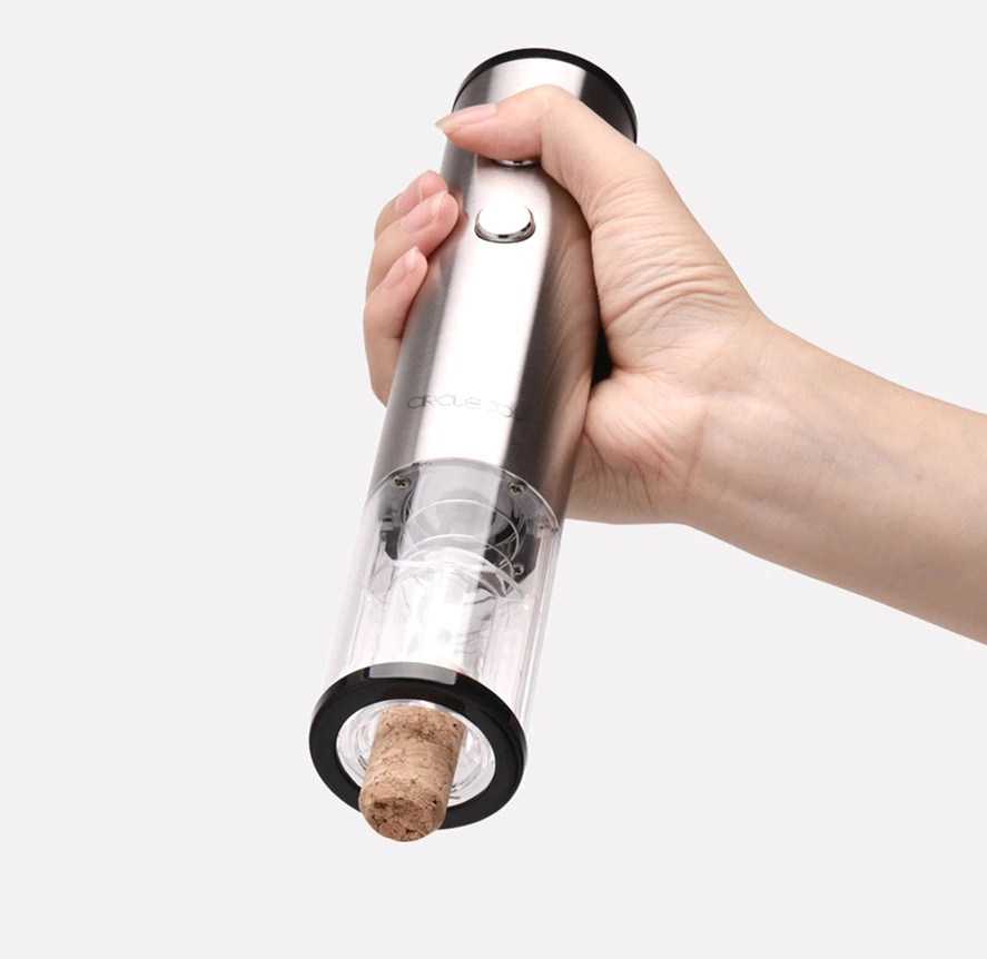 Штопор Circle Joy Round Stainless Steel Electric Wine Opener CJ-EKPQ01-описание-3.jpg
