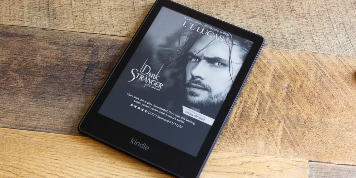 Amazon Kindle с рекламой