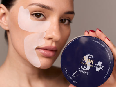 Тканевые патчи для глаз с NMN и пептидами от морщин Spa Treatment NMN Stretch i Sheet