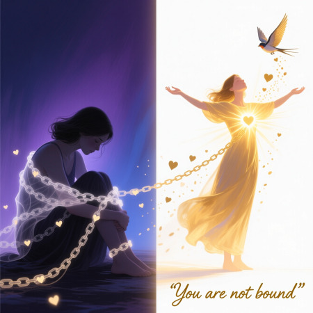emotional-freedom-healing <img src="emotional-freedom-healing.jpg" alt="Woman breaking free from emotional dependence chains and embracing her strength">