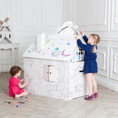 Подарок на новый 2022 год  детей 3-4 лет — большой кукольный домик