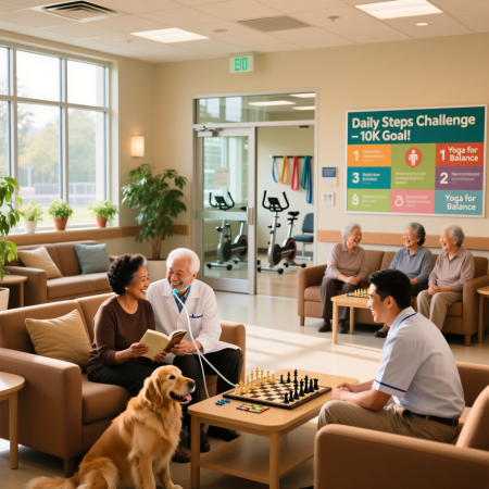 <img src="elderly-care-pansionat-wellness.jpg" alt="Modern senior care facility with preventive health programs, elderly residents in comfortable social environment, professional medical care and wellness activities">