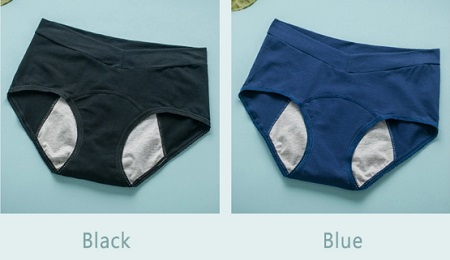 Menstrual panties Pretty Lily_Возможные цвета Черный и Синий