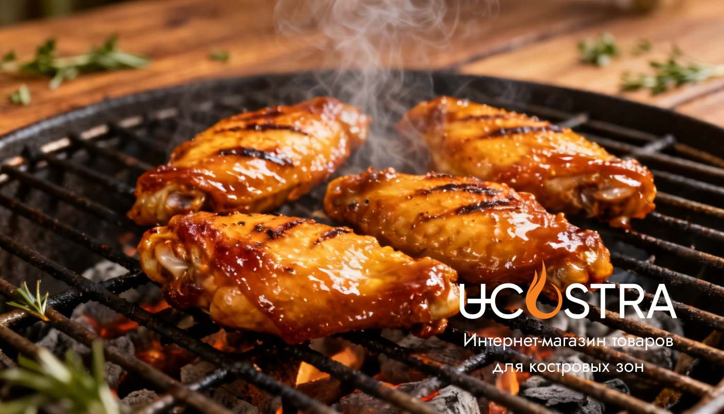 приготовление на угольном гриле
