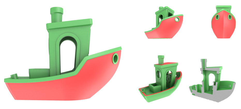 Кораблик 3d benchy для тестирования 3д принтера