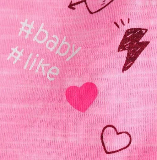 Розовая футболка для девочек Losan Free Baby с доставкой в интернет-магазине Мама Любит!