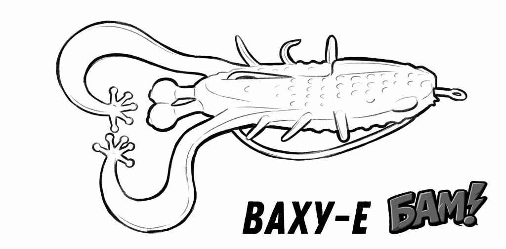 силиконовая приманка ваху е на щуку