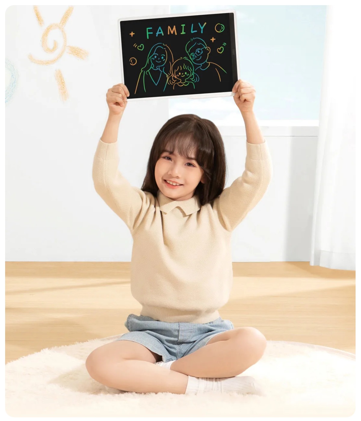 Цветной планшет для рисования 10" Mijia LCD Writing Tablet (MJXHB01WC)-описание-2.jpg