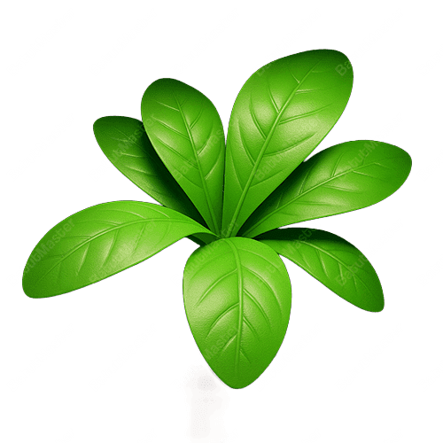 Декоративный элемент листья дерева