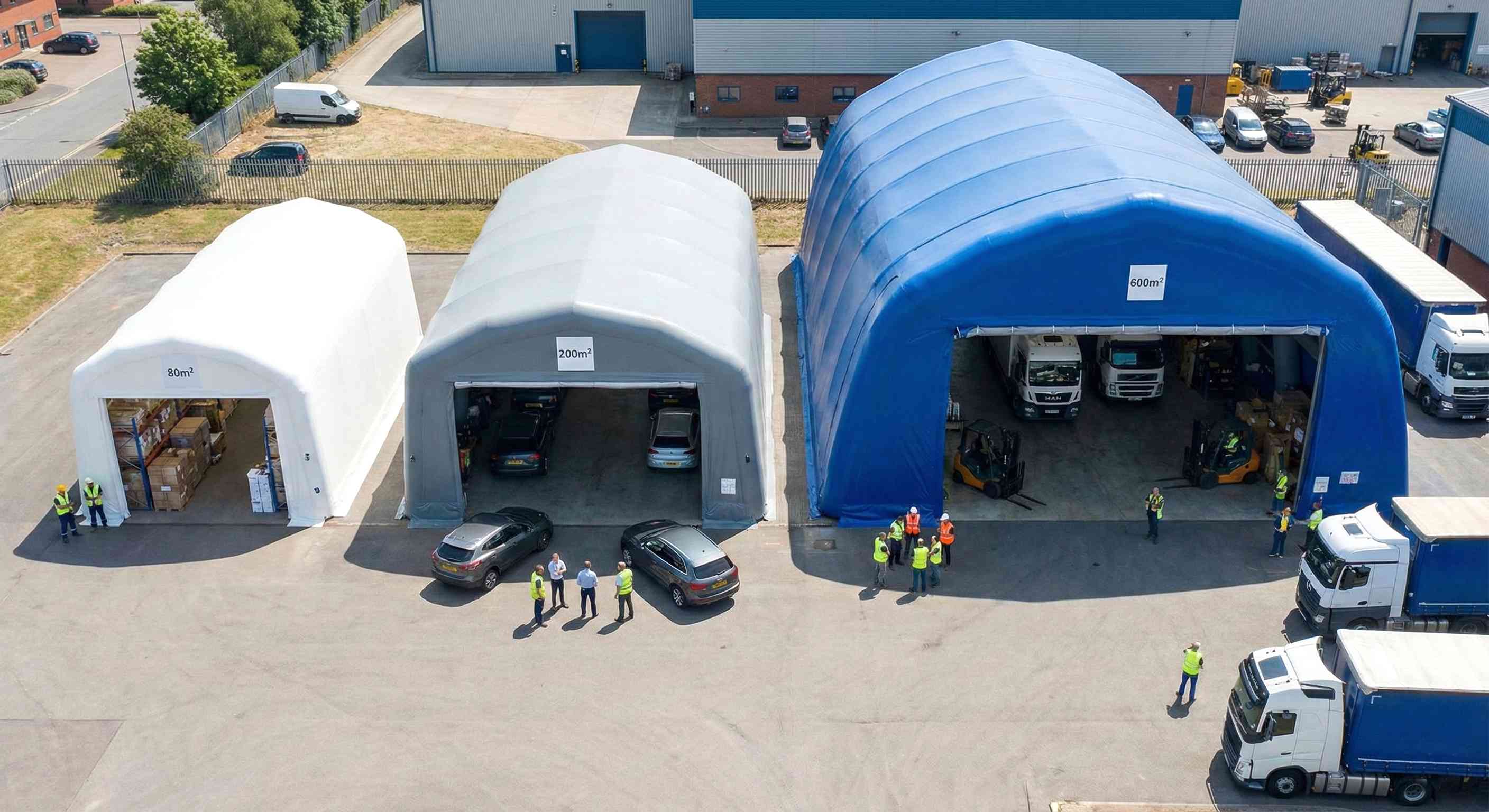 Размеры ангаров - сравнение масштабов