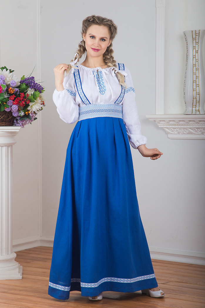 Как сшить Русский народный костюм Сарафан | Mashenka шитье и выкройки | Дзен