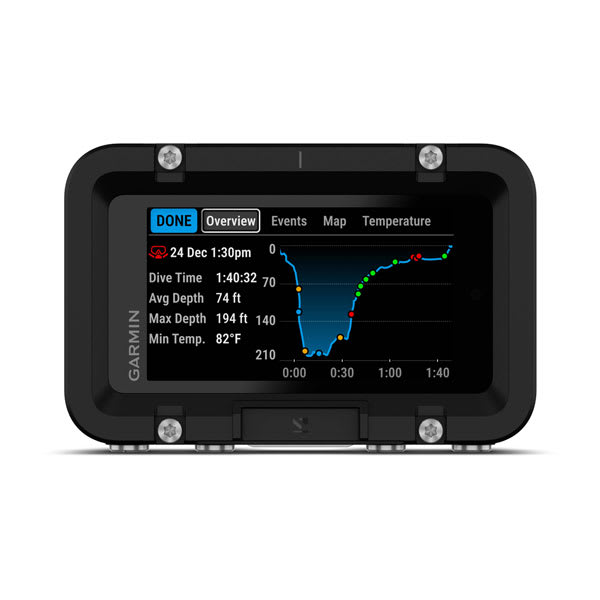 Умный подводный компьютер Garmin Descent X50i, официальный ракурс 9