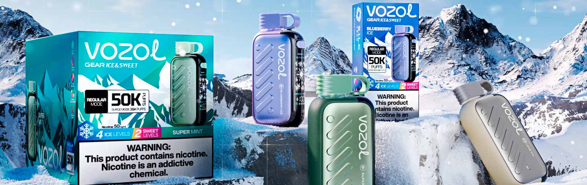 Vozol Gear Ice & Sweet 56000 внешний вид и дизайн