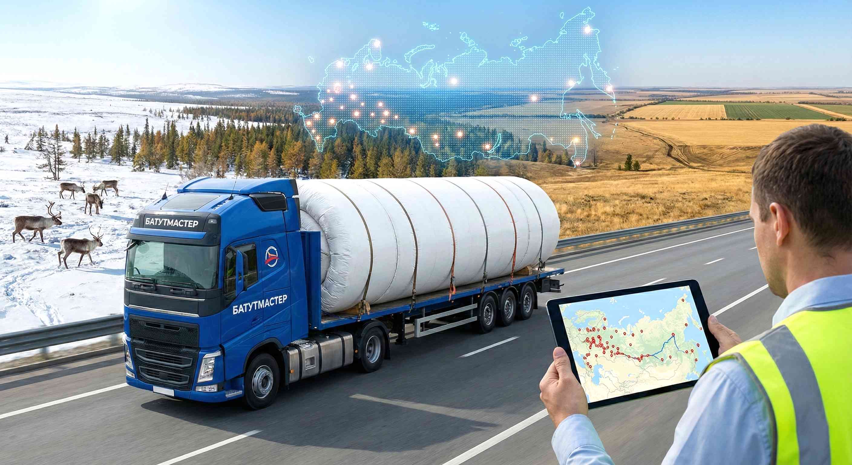 Логистика и установка - география проектов