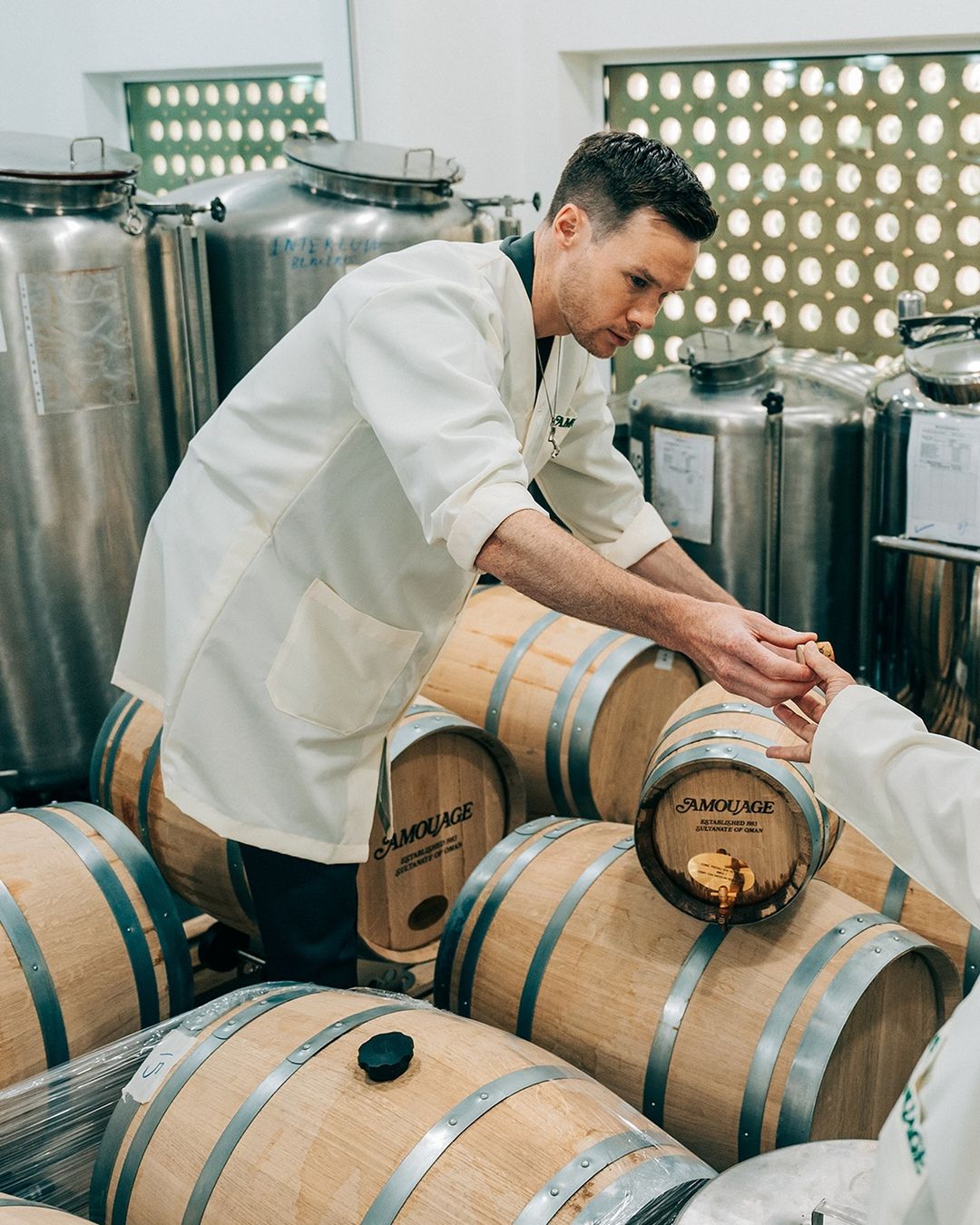 The Perfumers&rsquo; Release - Batch 01One barrel only.Double infusion diluted and evaluated on September 1st, 2024 by @cecilezarokianparfumeur @bertrand.duchaufour @julienrasquinet @paulguerlain.jpg