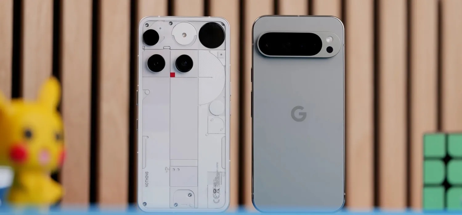 Сравнение Nothing Phone (3) и Google Pixel 9 Pro