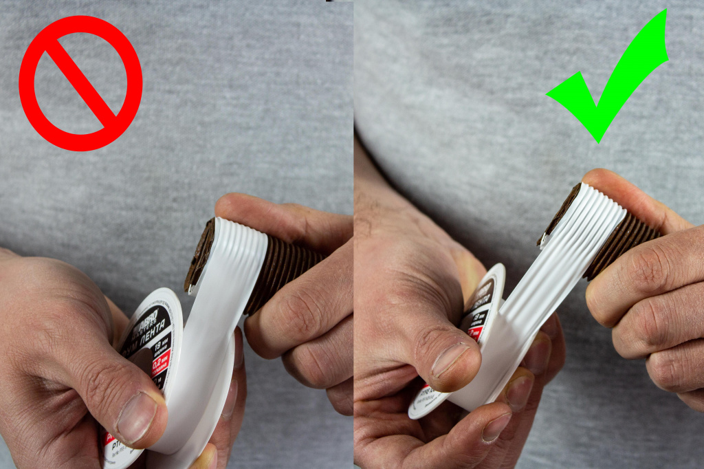 Процесс намотки ФУМ-ленты на резьбу