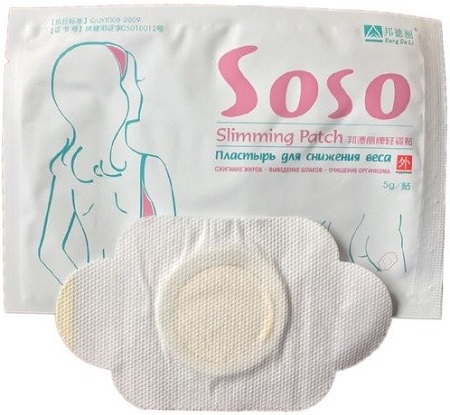 SoSo Slimming Patch Пластырь китайский для похудения