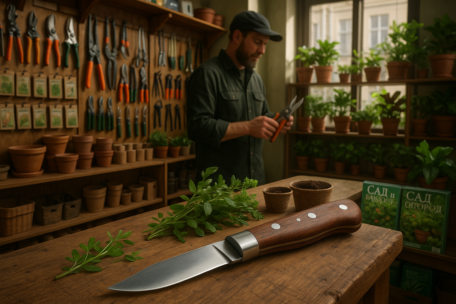 Прививочный нож для сада с доставкой по Москве