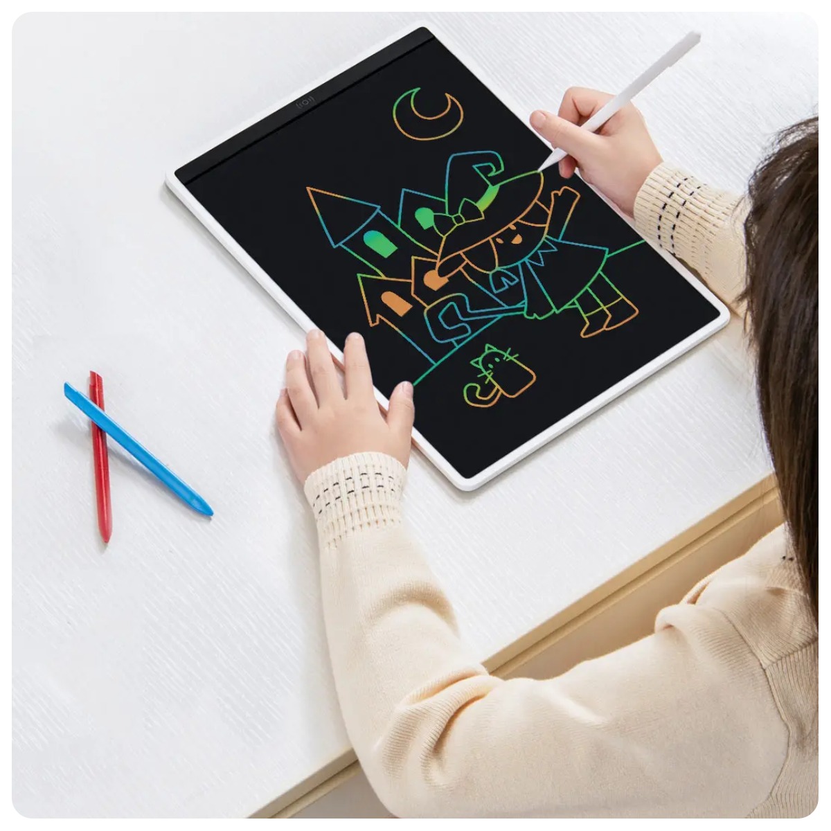 Цветной планшет для рисования 10" Mijia LCD Writing Tablet (MJXHB01WC)-описание-3.jpg
