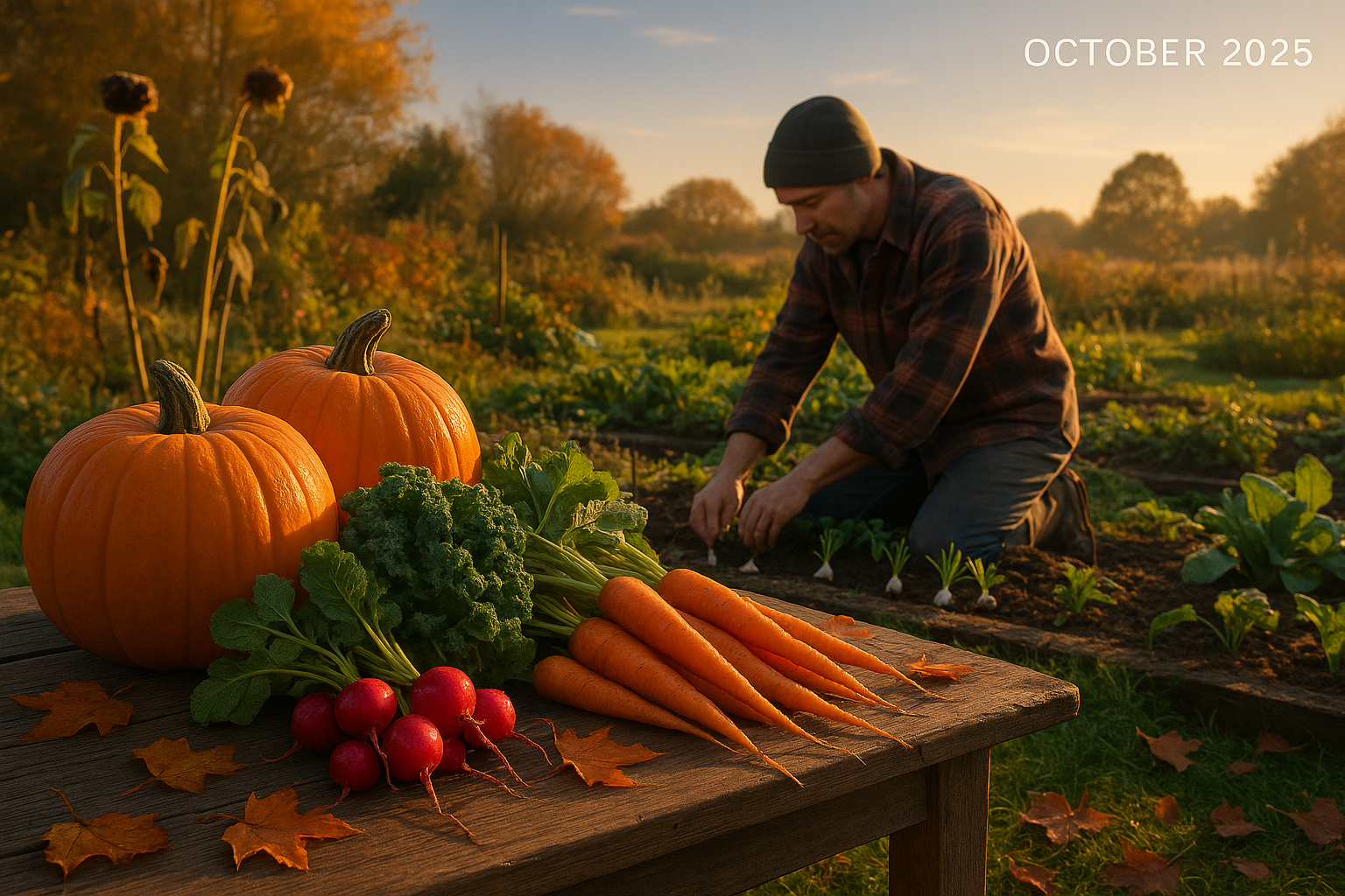 Лунный календарь садовода на октябрь 2025 года
