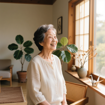 <img src="mental-health-wellness-older-adult.jpg" alt="Peaceful older adult with mental health wellness showing emotional stability and psychological balance">