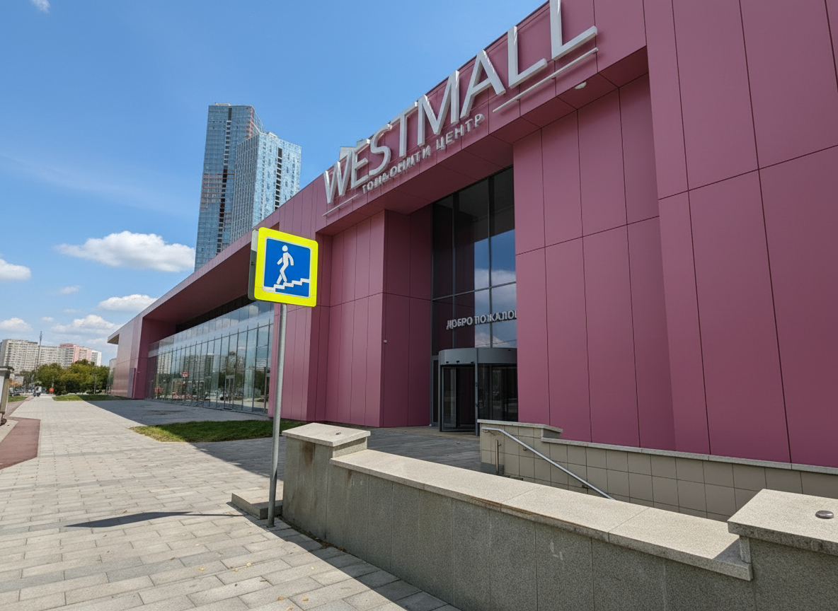 Реальный объект с вентфасадом из сотовых алюминиевых панелей