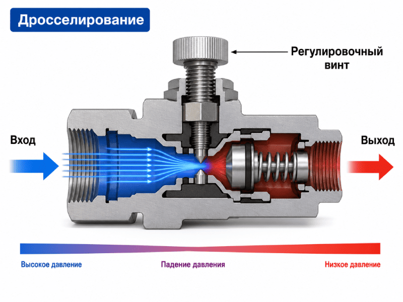 prjamoj-hod-drosselirovanie Прямой ход дросселирование