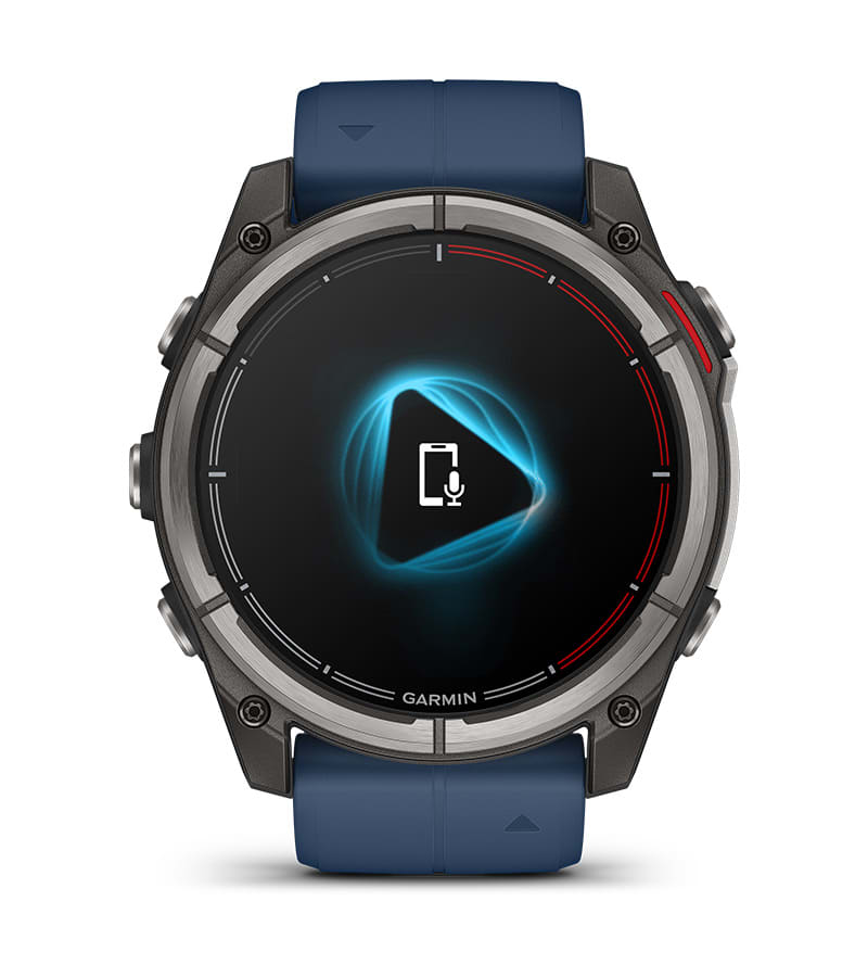 Умные часы Garmin Quatix 8 Amoled 51 mm: ВСТРОЕННЫЙ ДИНАМИК И МИКРОФОН