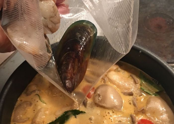 Креветки, морепродукты