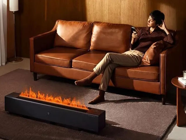 Xiaomi Mijia Baseboard Electric Heater Graphene Heating Simulated Flame Edition 2200W ( TJXDNQ06ZM)-описание-4.jpg