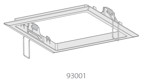 Рамка для встраиваемого квадратного потолочного светильника Starlet Quad LED