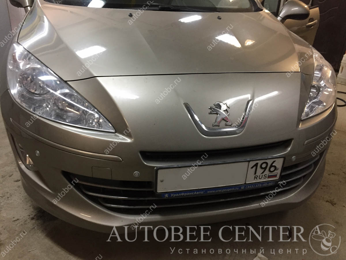 Peugeot 408 (установка парктроника 8 датчиков)