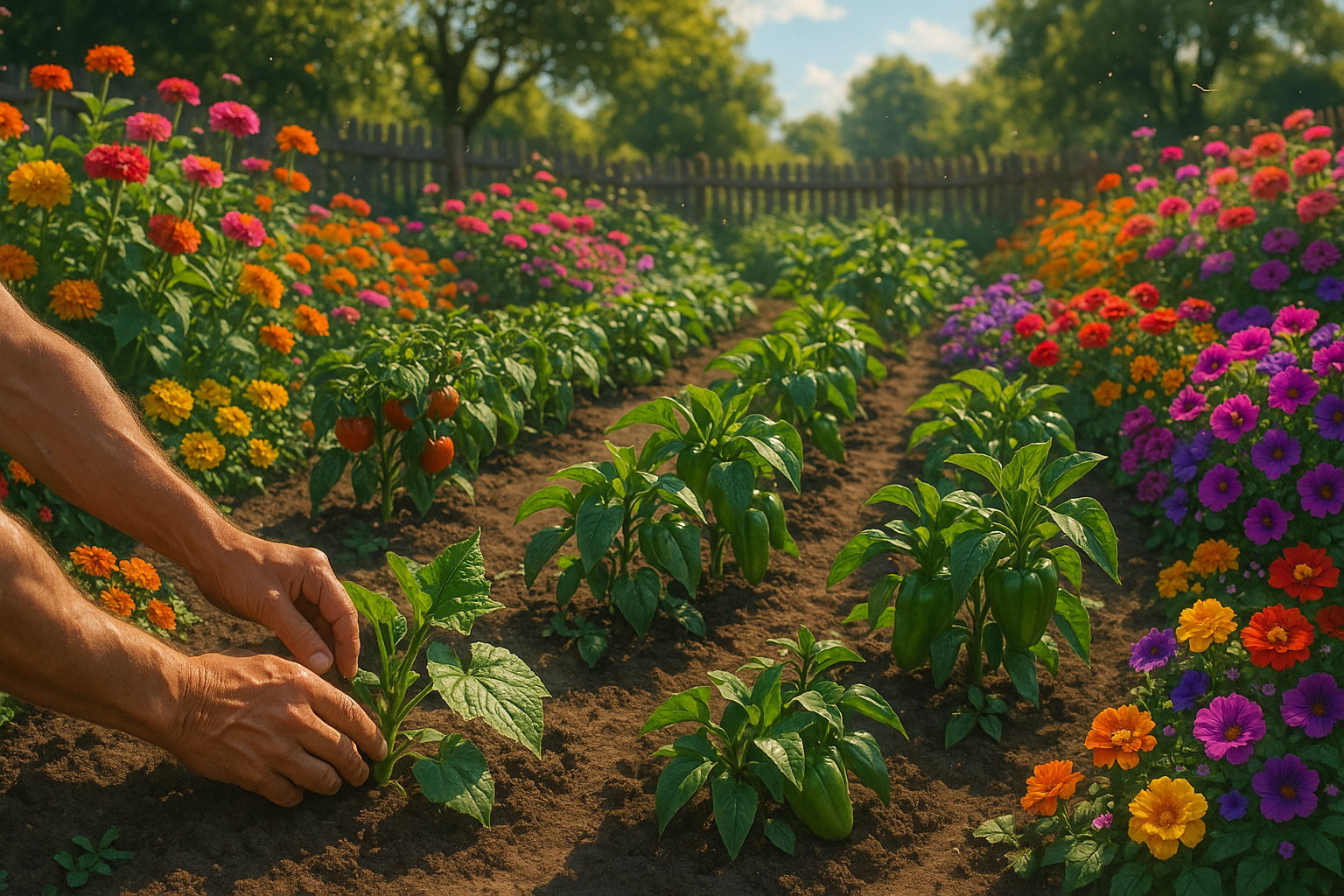 Фото красивых грядок для огорода