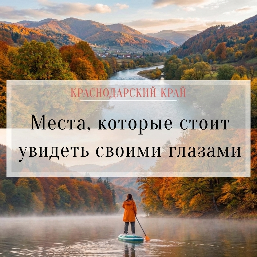 Краснодарский край: места, которые стоит посетить