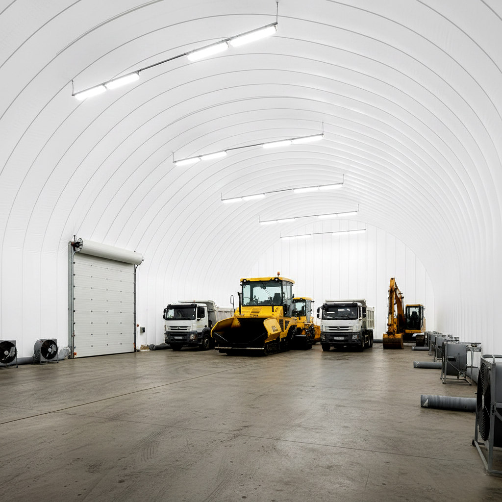 Внутреннее устройство пневмоангара