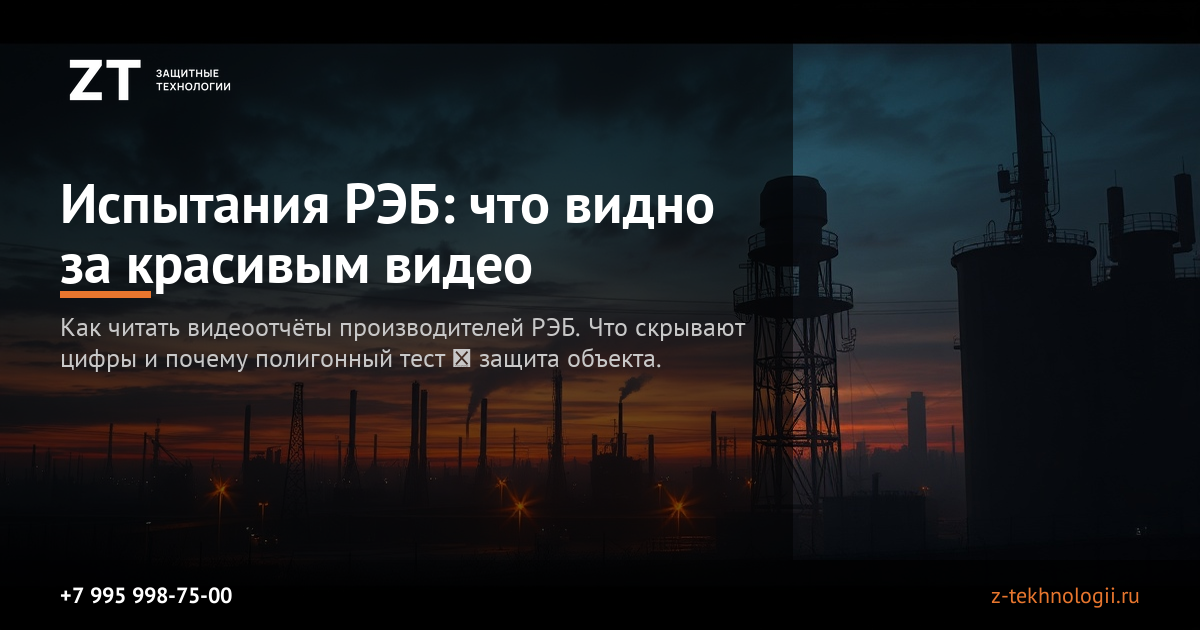 Испытания РЭБ: что видно за красивым видео Испытания РЭБ: что видно за красивым видео