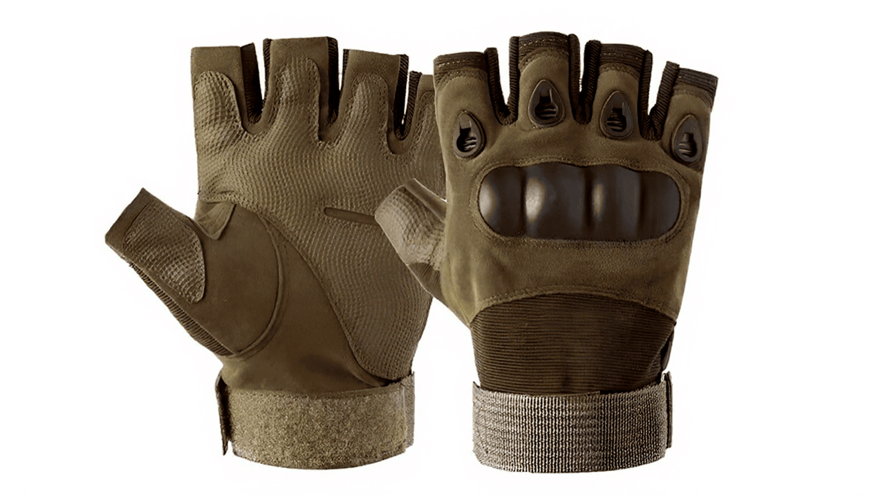 Тактические спортивные перчатки без пальцев Олива Тактические спортивные перчатки без пальцев Олива
