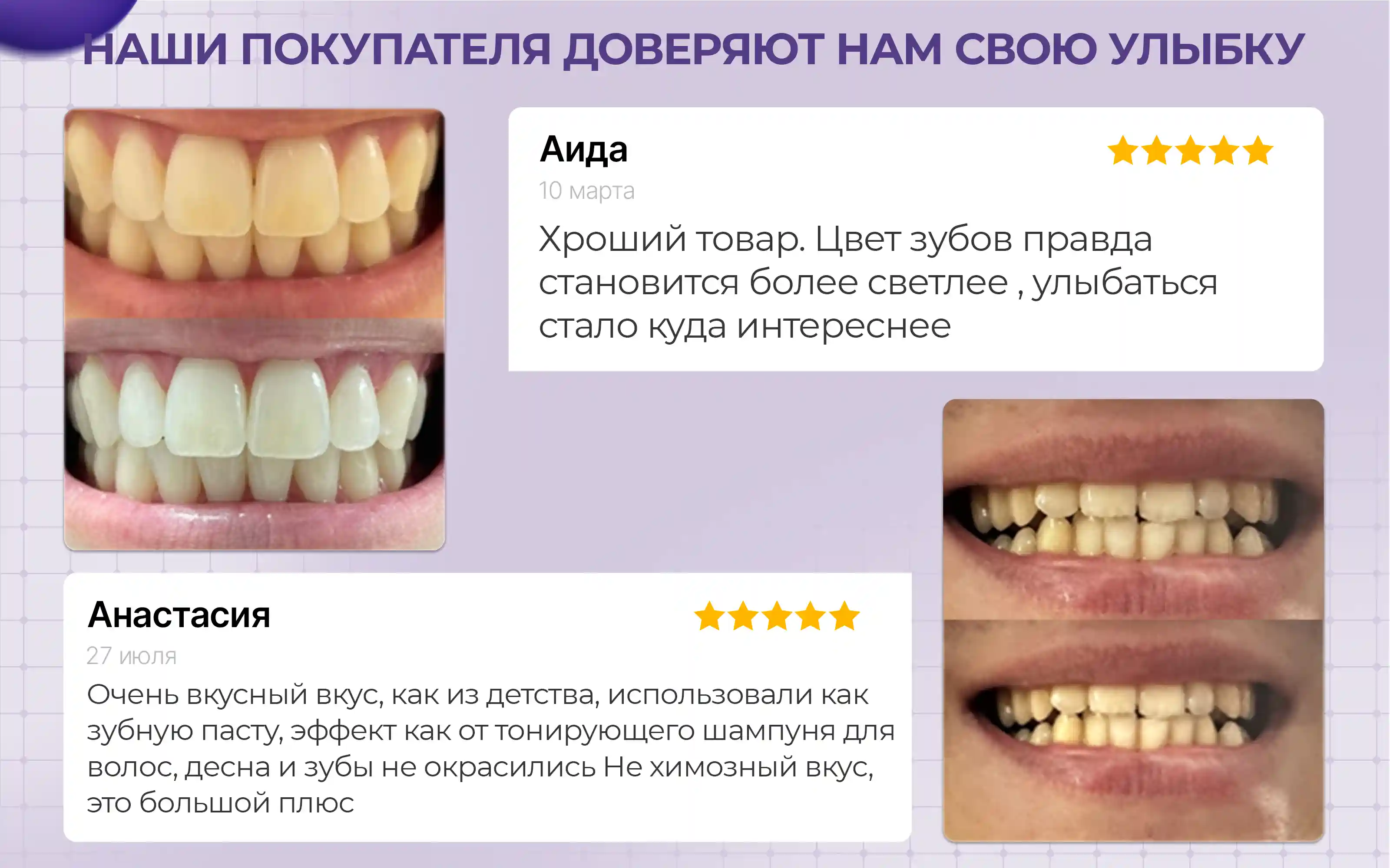 Белизна зубов